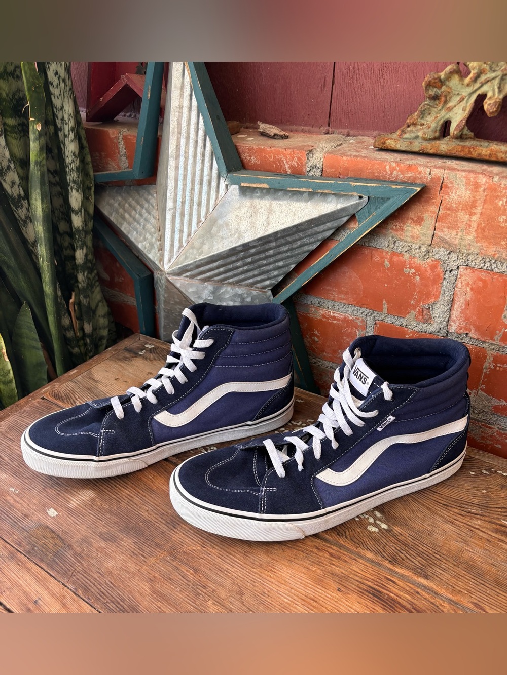 Vans Sk8-Hi Original Classic High Top Skate Shoes Men’s Size 13